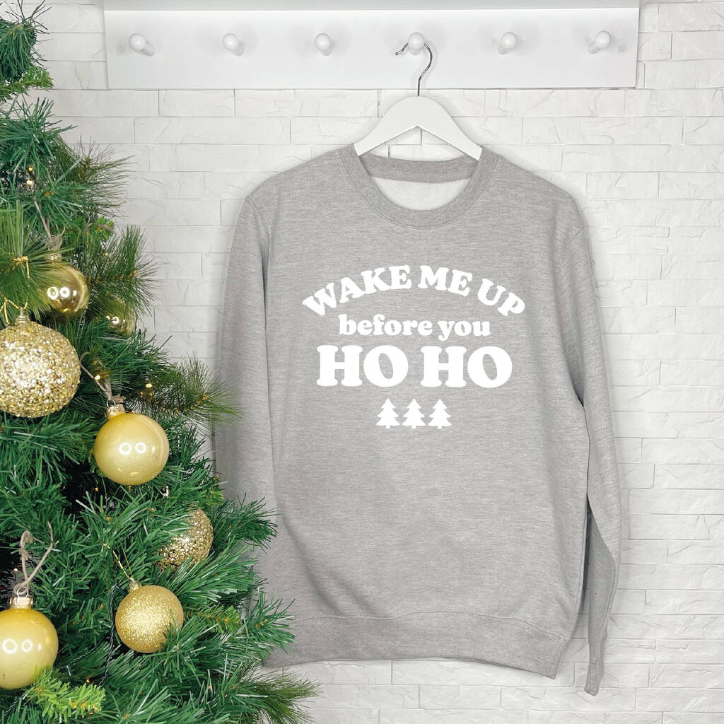 Wake Me Up Before You Ho Ho Christmas Jumper