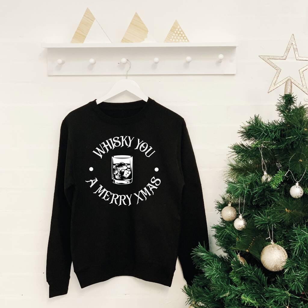 Whisky Christmas Jumper