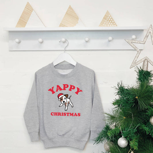 Yappy Christmas Kids Dog Christmas Jumper