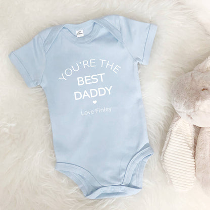 You're The Best Daddy Personalised Baby Grow