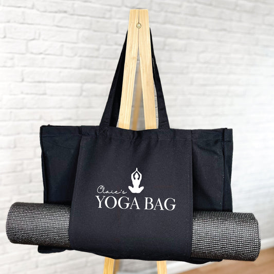 Personalised Organic Yoga Bag