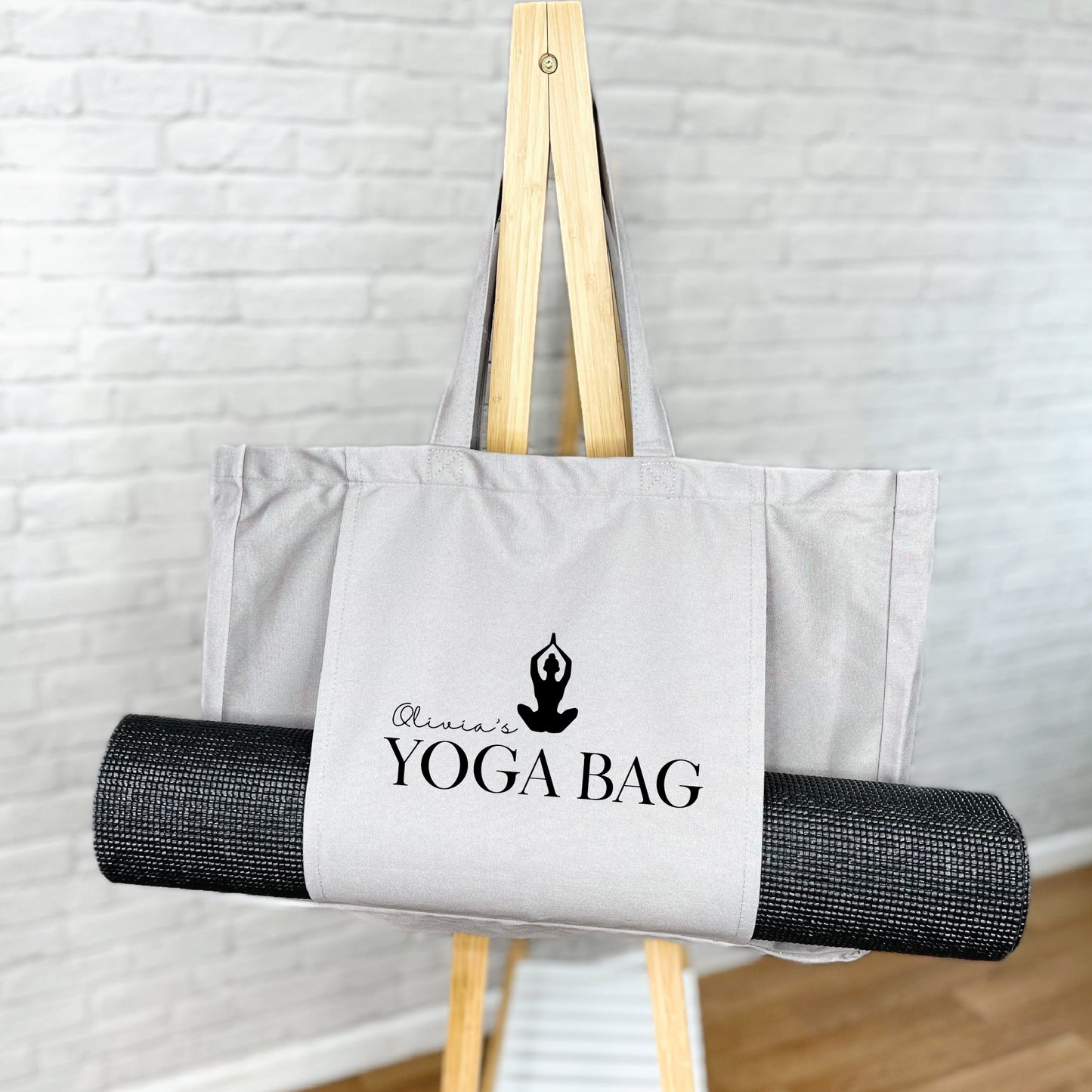 Personalised Organic Yoga Bag