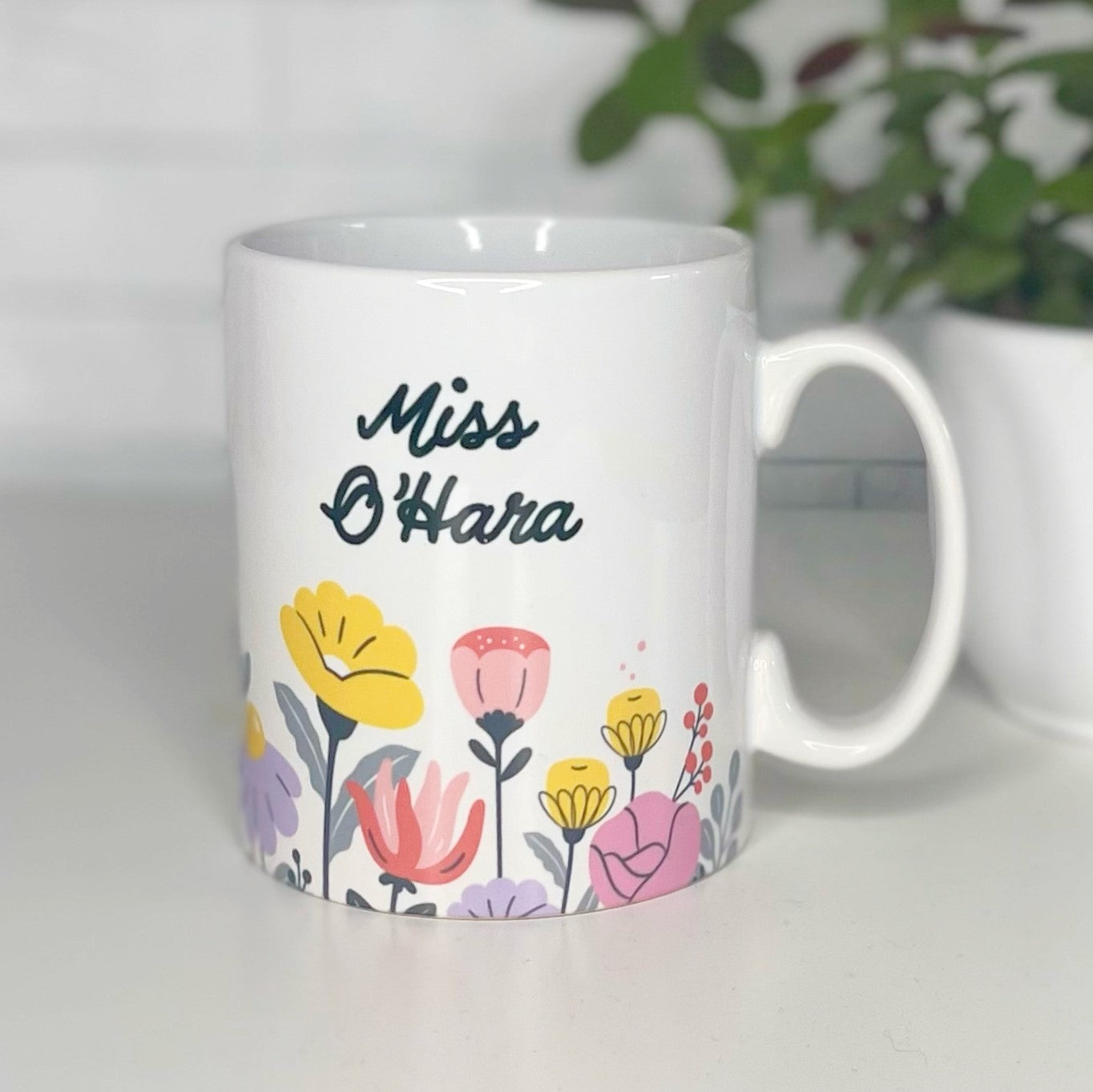 Personalised Thank You For Helping Me Grow Teacher Mug