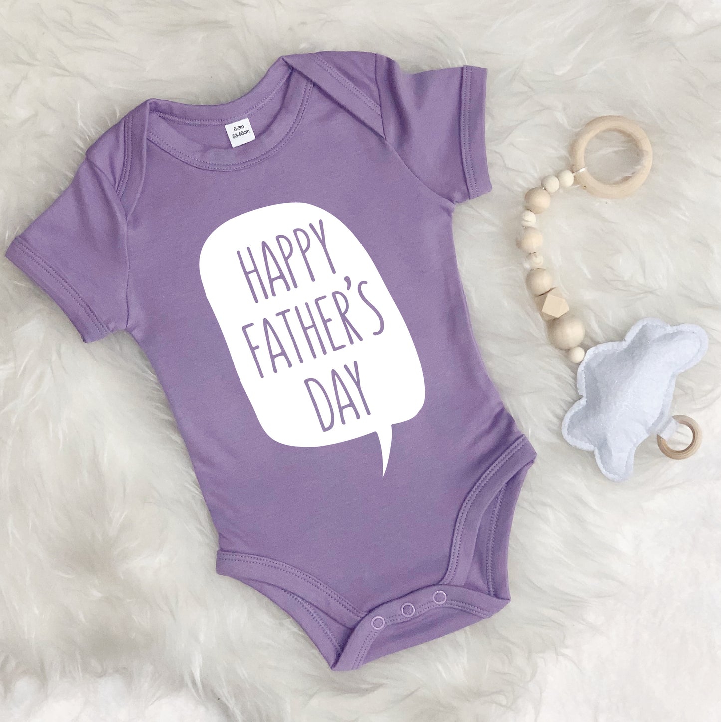 'Happy Father's Day' Babygrow - Lovetree Design