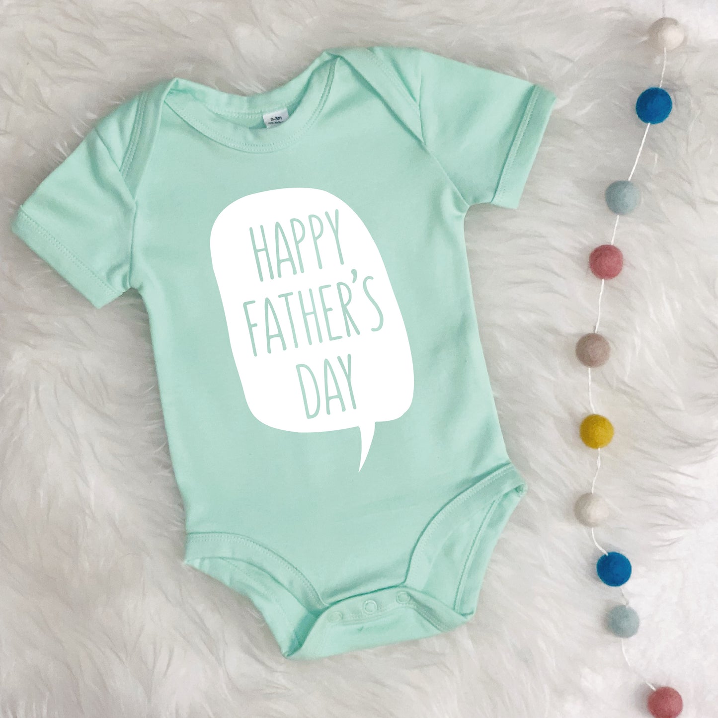 'Happy Father's Day' Babygrow - Lovetree Design