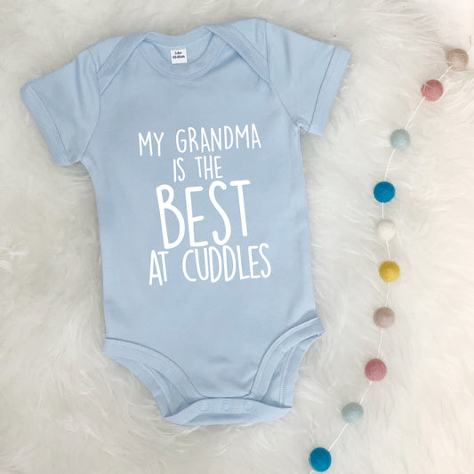 My Grandma is the Best at.... Personalised Babygrow - Lovetree Design