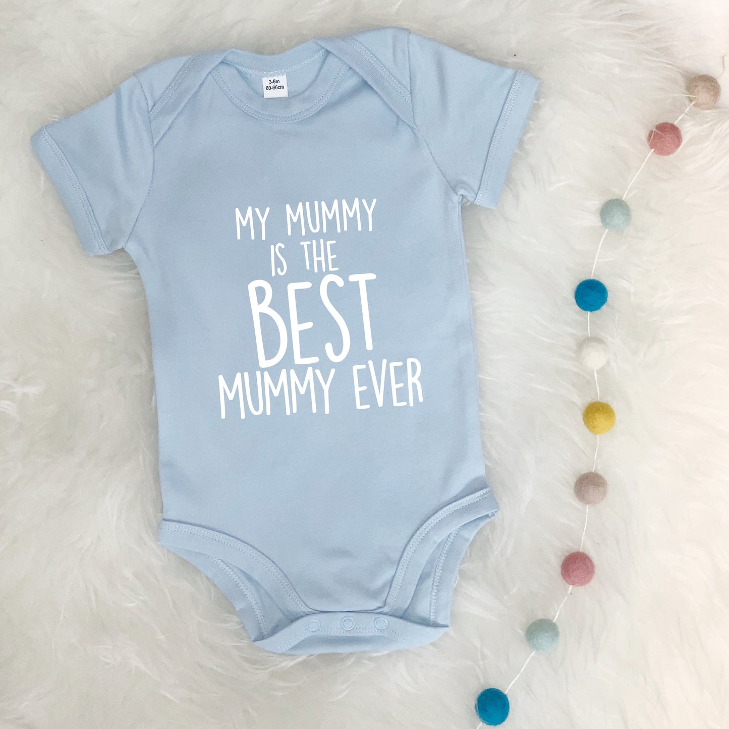 'My Mummy Is The Best…' Personalised Babygrow - Lovetree Design