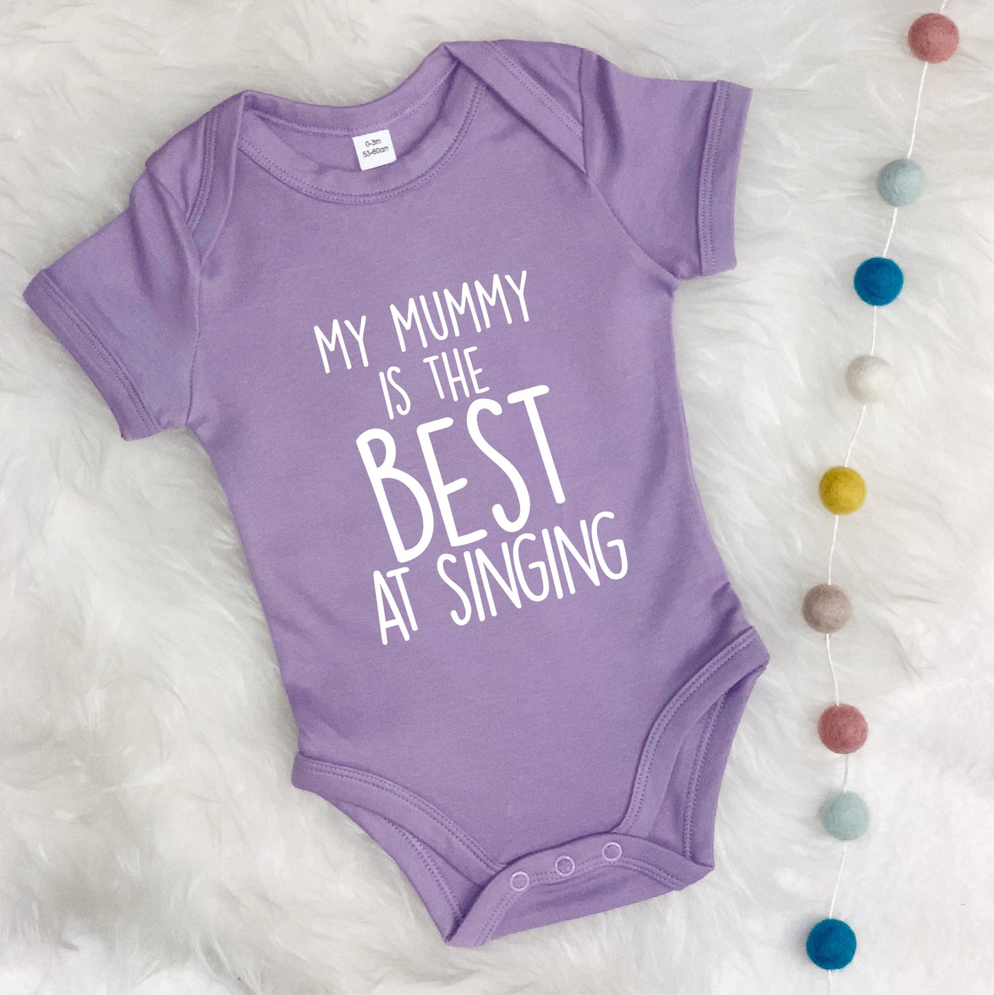 'My Mummy Is The Best…' Personalised Babygrow - Lovetree Design