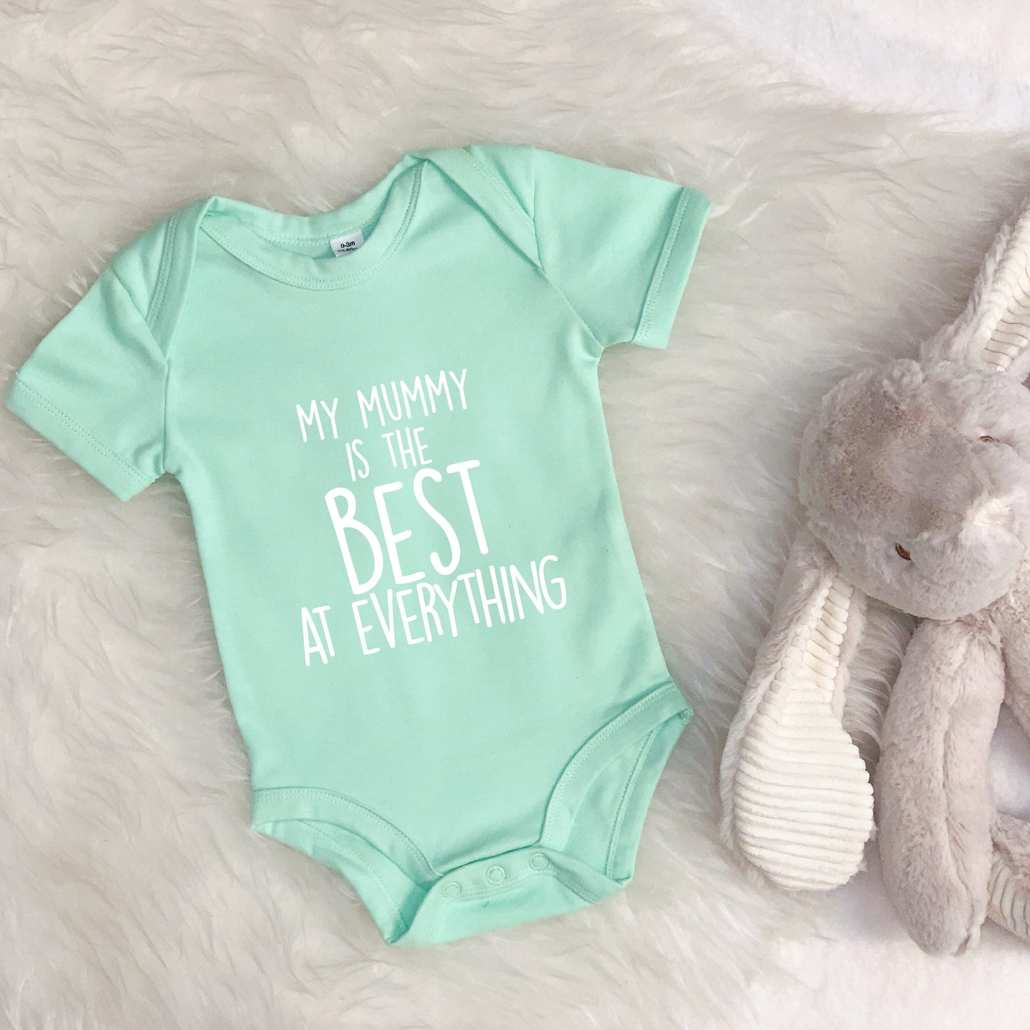 'My Mummy Is The Best…' Personalised Babygrow - Lovetree Design