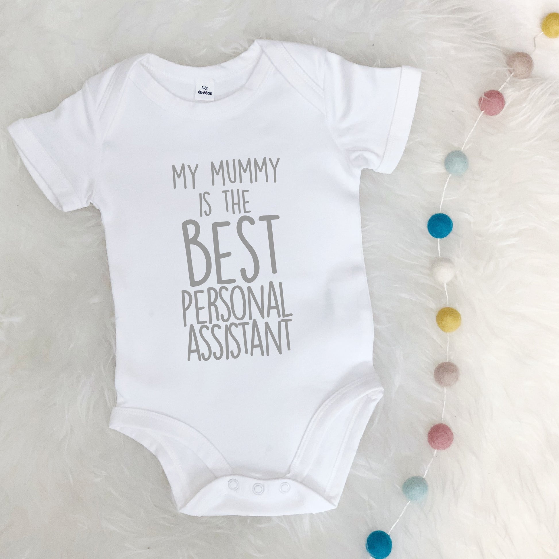 'My Mummy Is The Best…' Personalised Babygrow - Lovetree Design