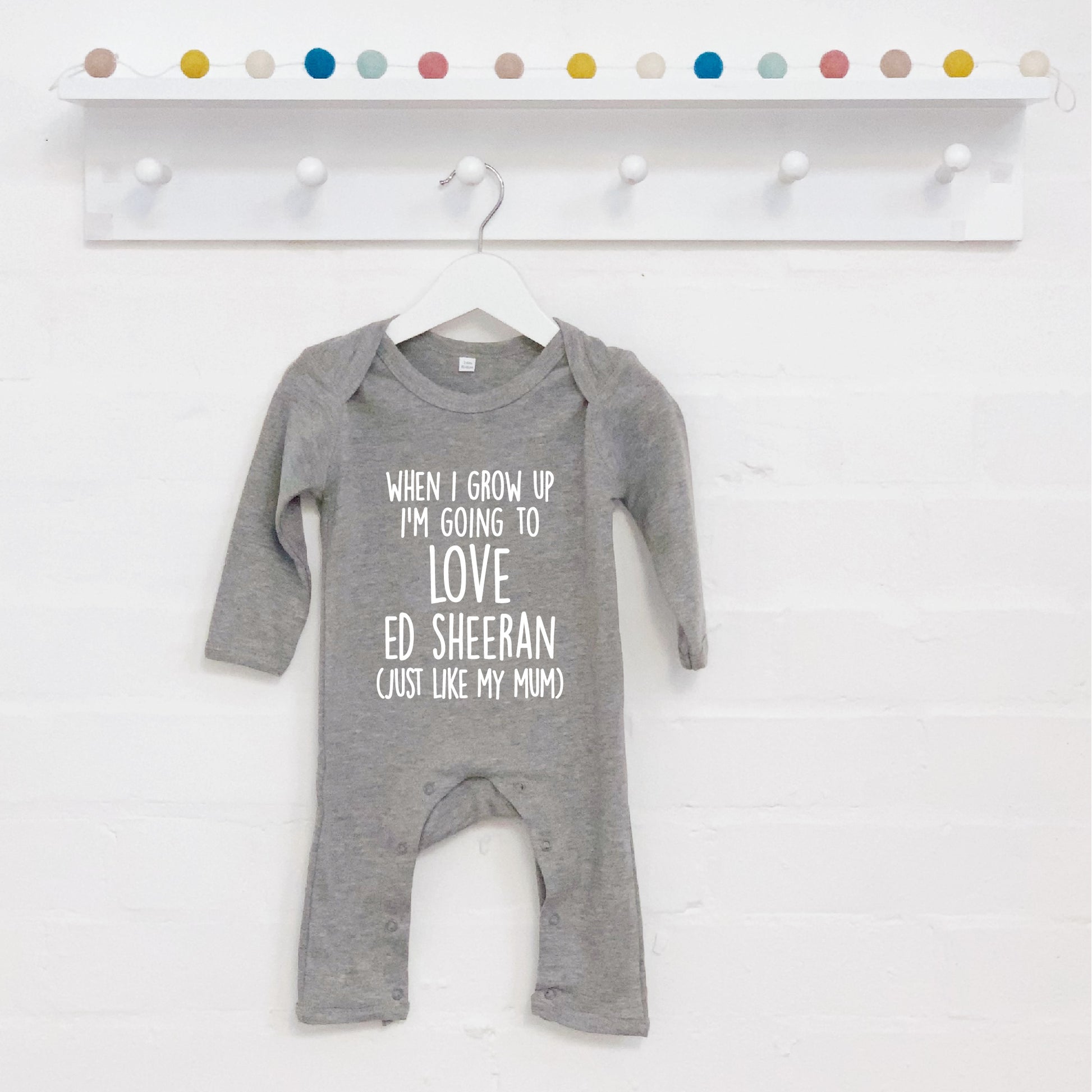 When I Grow Up I'm Going To Love… Like My Mum Babygrow - Lovetree Design