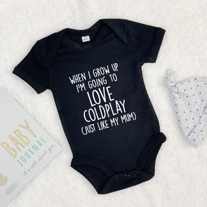 When I Grow Up I'm Going To Love… Like My Mum Babygrow - Lovetree Design