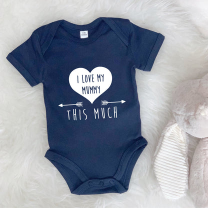 I Love You This Much Personalised Babygrow - Lovetree Design