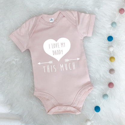 I Love You This Much Personalised Babygrow - Lovetree Design