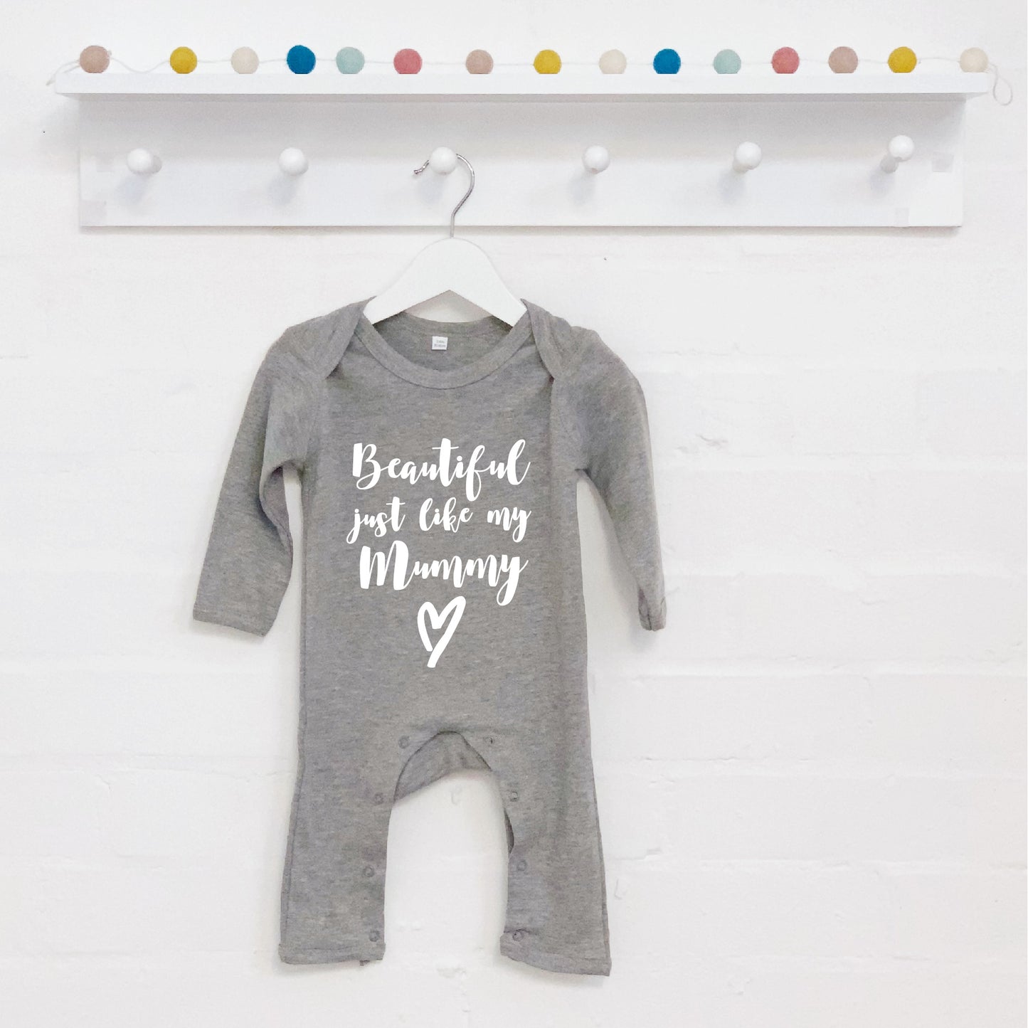 'Beautiful Just Like My Mummy' Babygrow - Lovetree Design