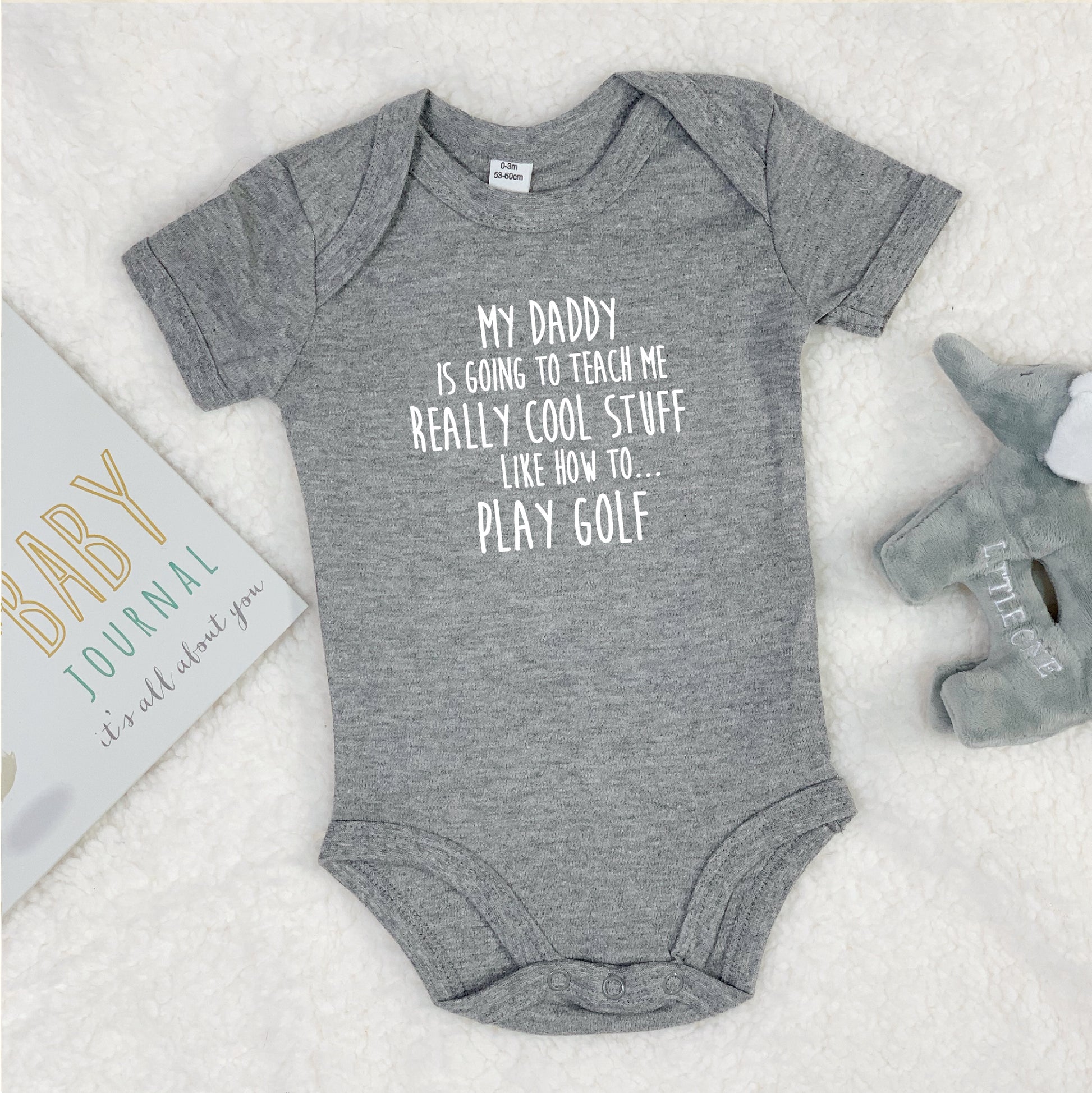 Mummy/Daddy Is Going To Teach Me… Personalised Babygrow - Lovetree Design