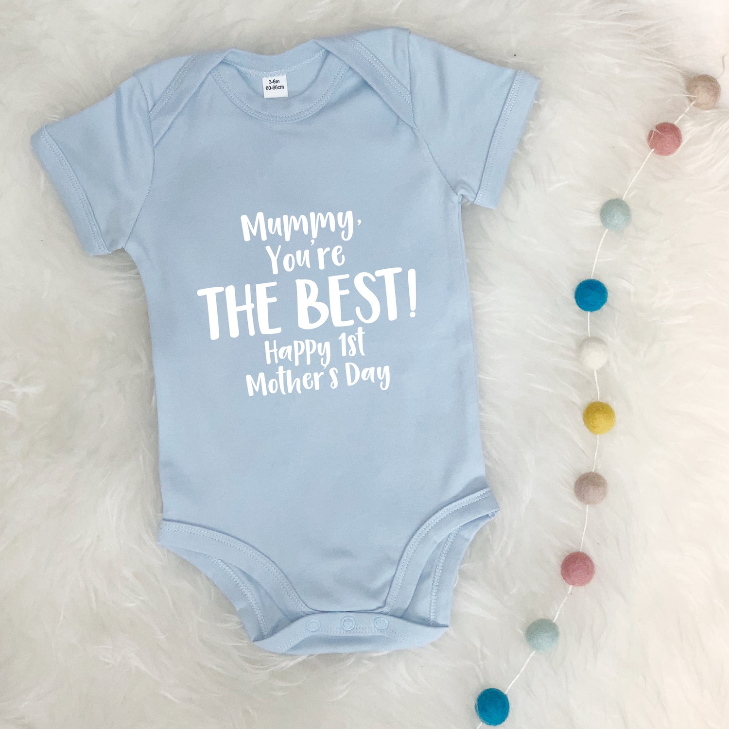 Mummy You're The Best Mother's Day Babygrow - Lovetree Design