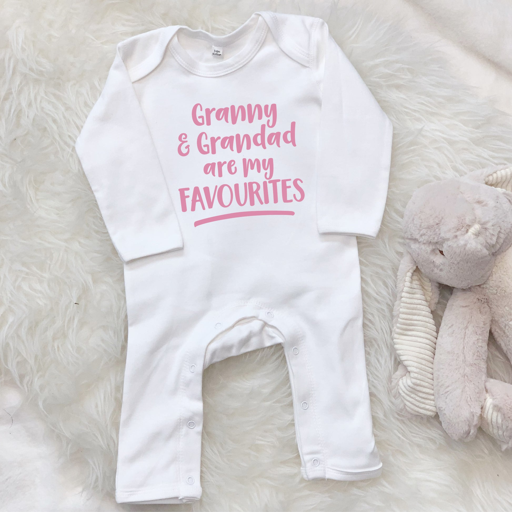 My Grandma is My Favourite Personalised Babygrow - Lovetree Design