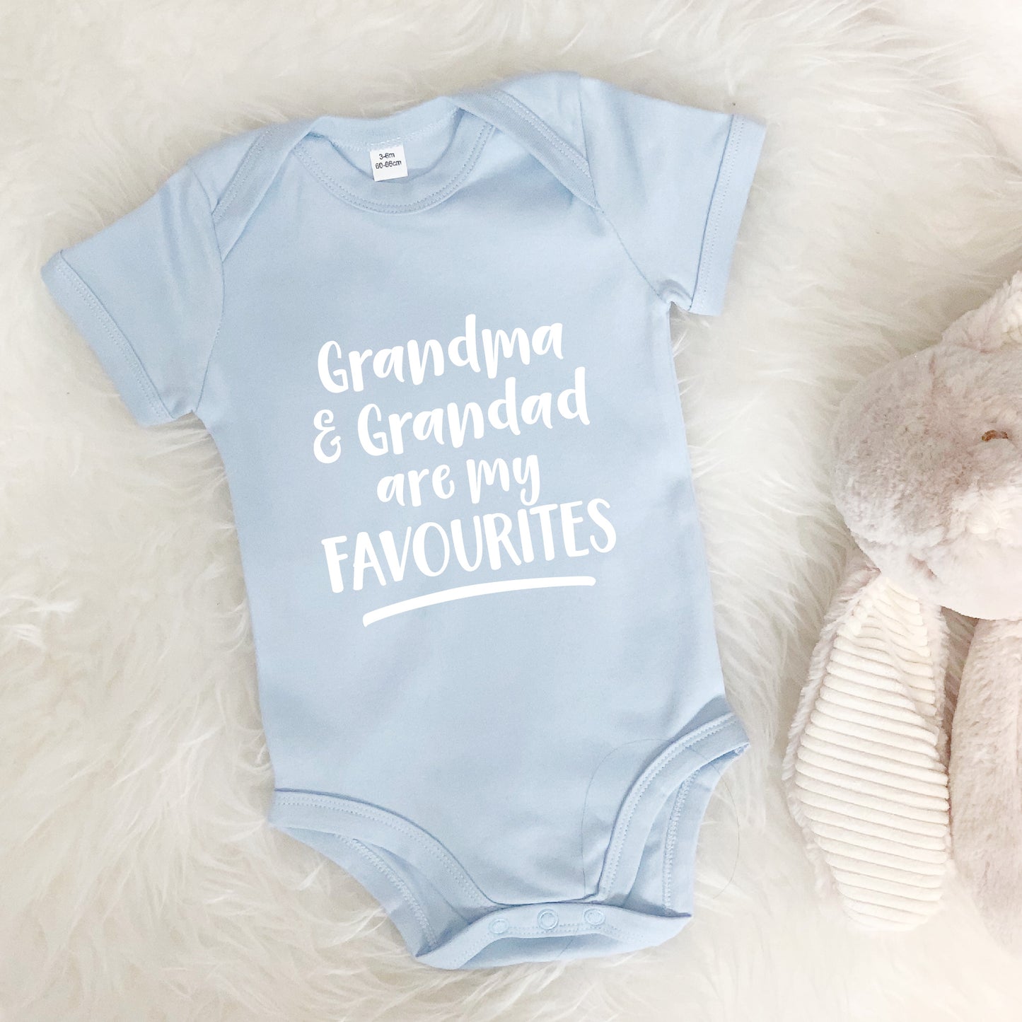 My Grandma is My Favourite Personalised Babygrow - Lovetree Design