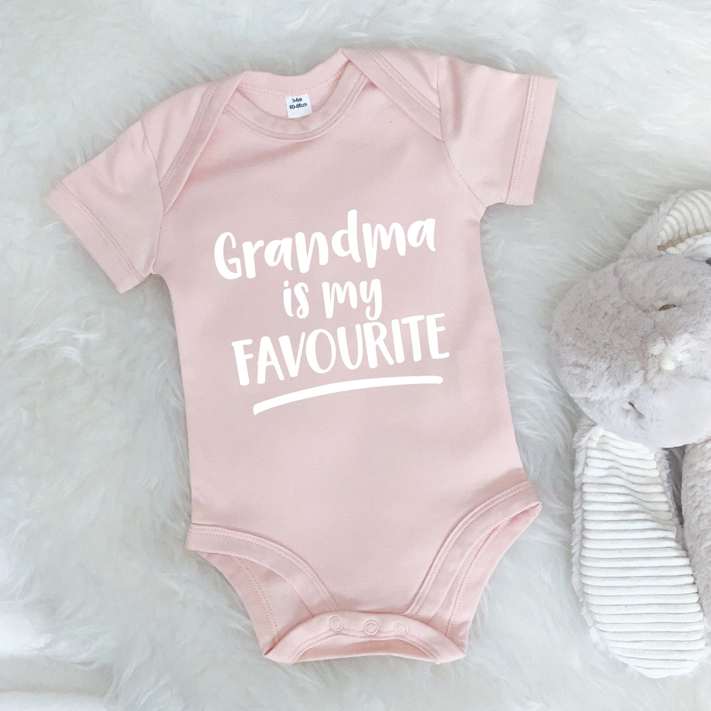 My Grandma is My Favourite Personalised Babygrow - Lovetree Design