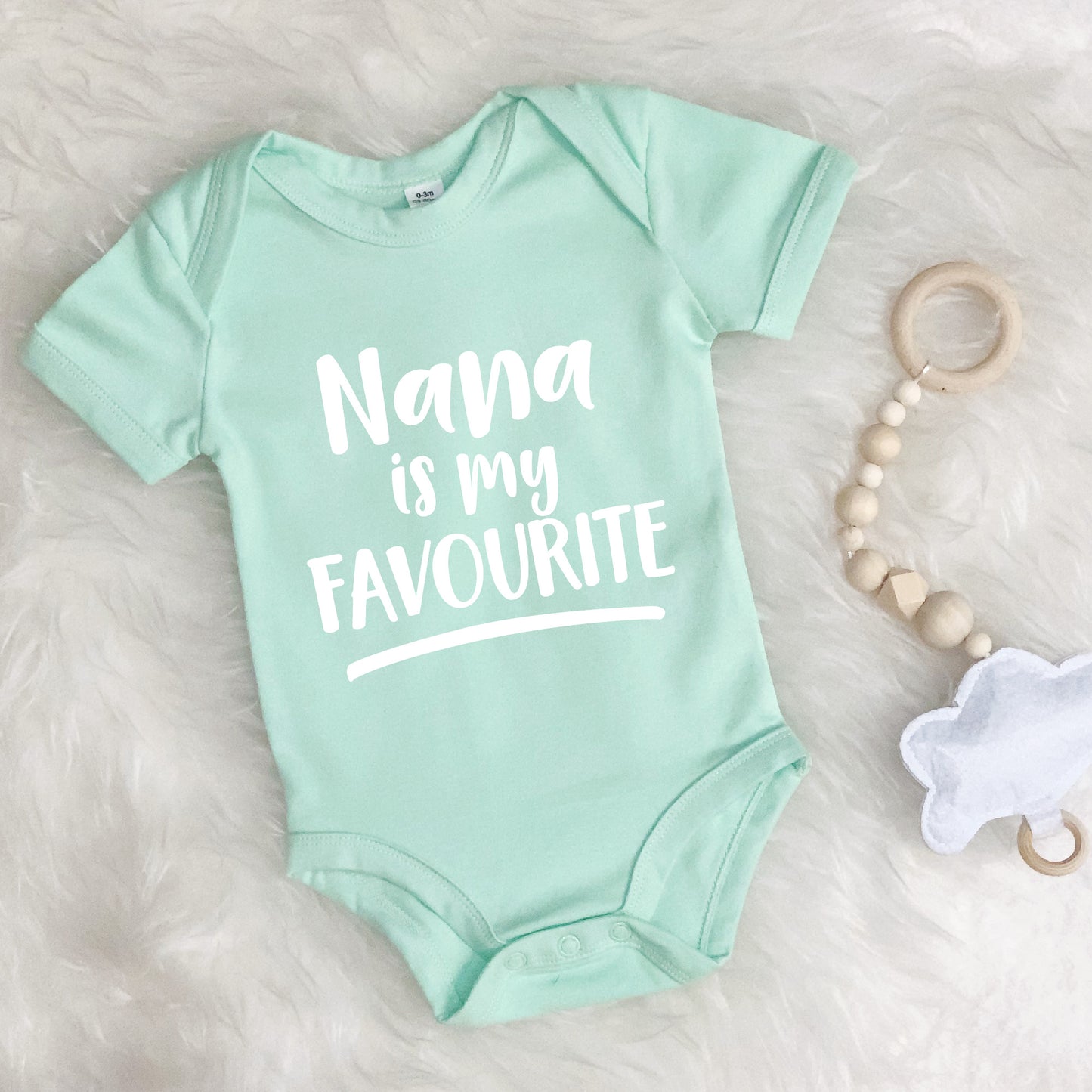 My Grandma is My Favourite Personalised Babygrow - Lovetree Design