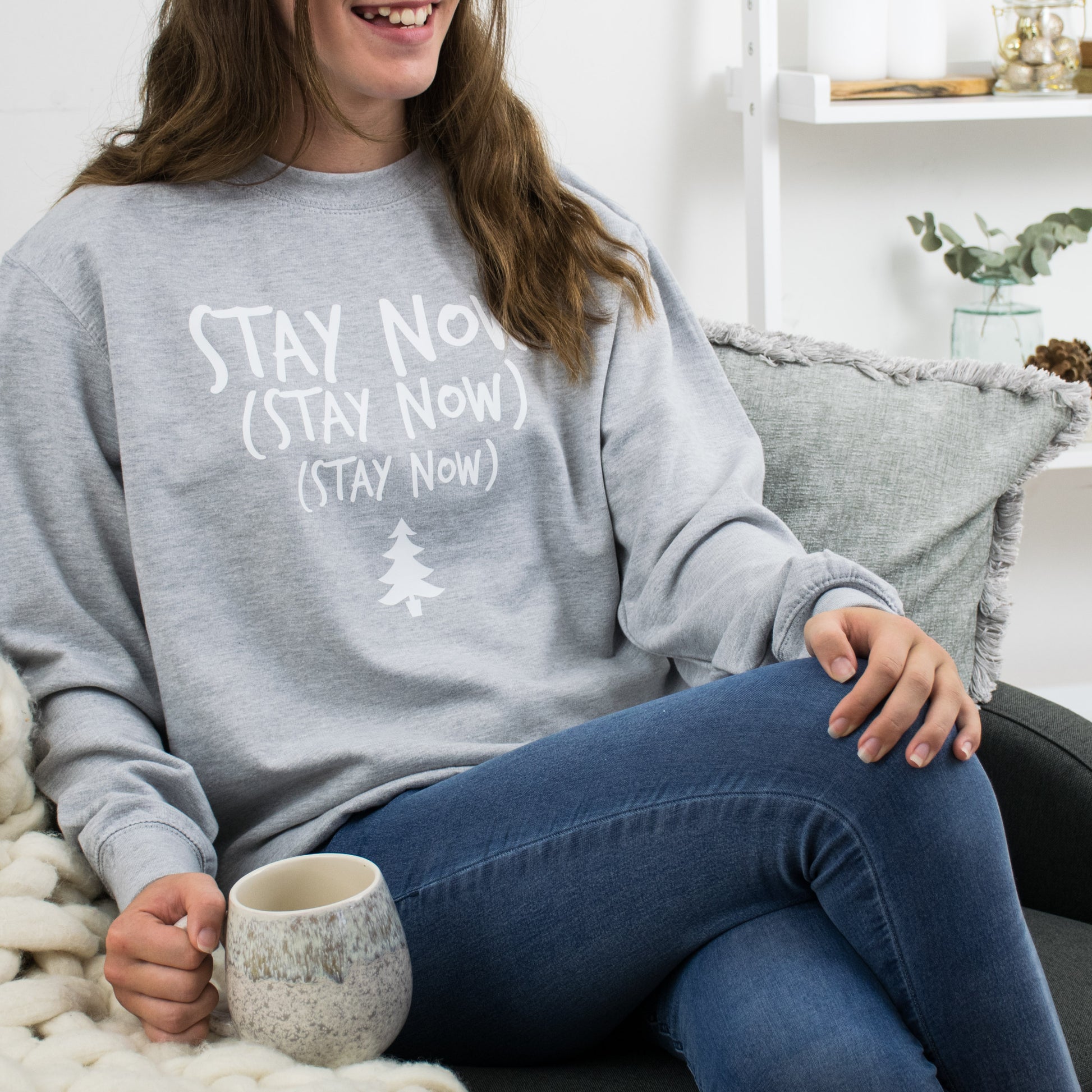 'Stay Now' Christmas Jumper - Lovetree Design