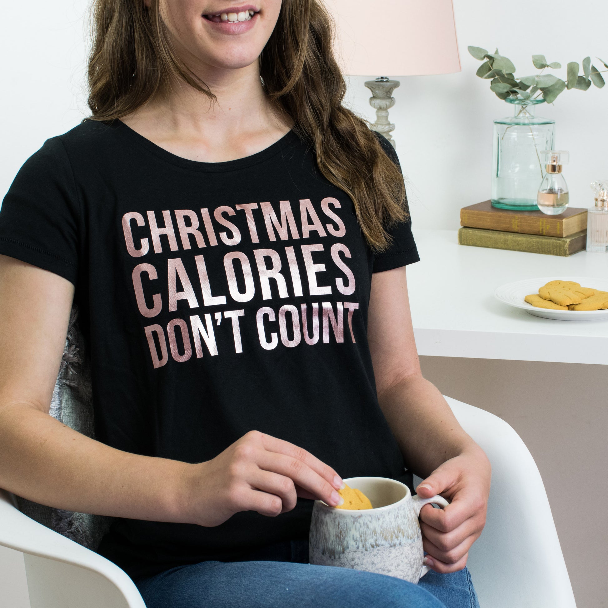 Christmas Calories Don't Count T Shirt - Lovetree Design