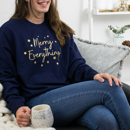 Merry Everything Christmas Jumper - Lovetree Design