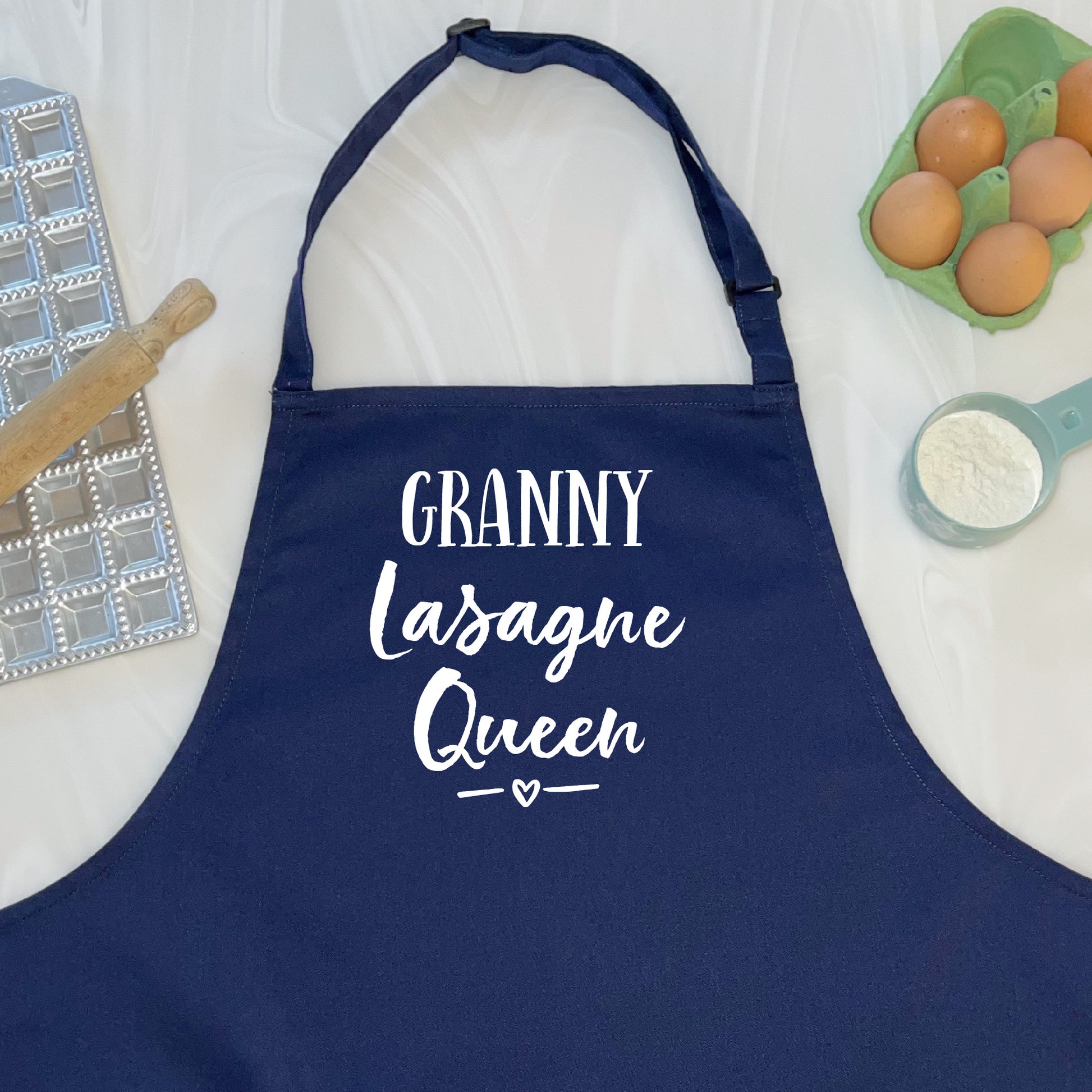 Grandma. Casserole Queen Personalised Apron - Lovetree Design