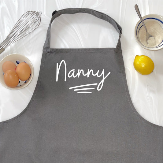 Personalised Grandparent Ballpoint Apron - Lovetree Design