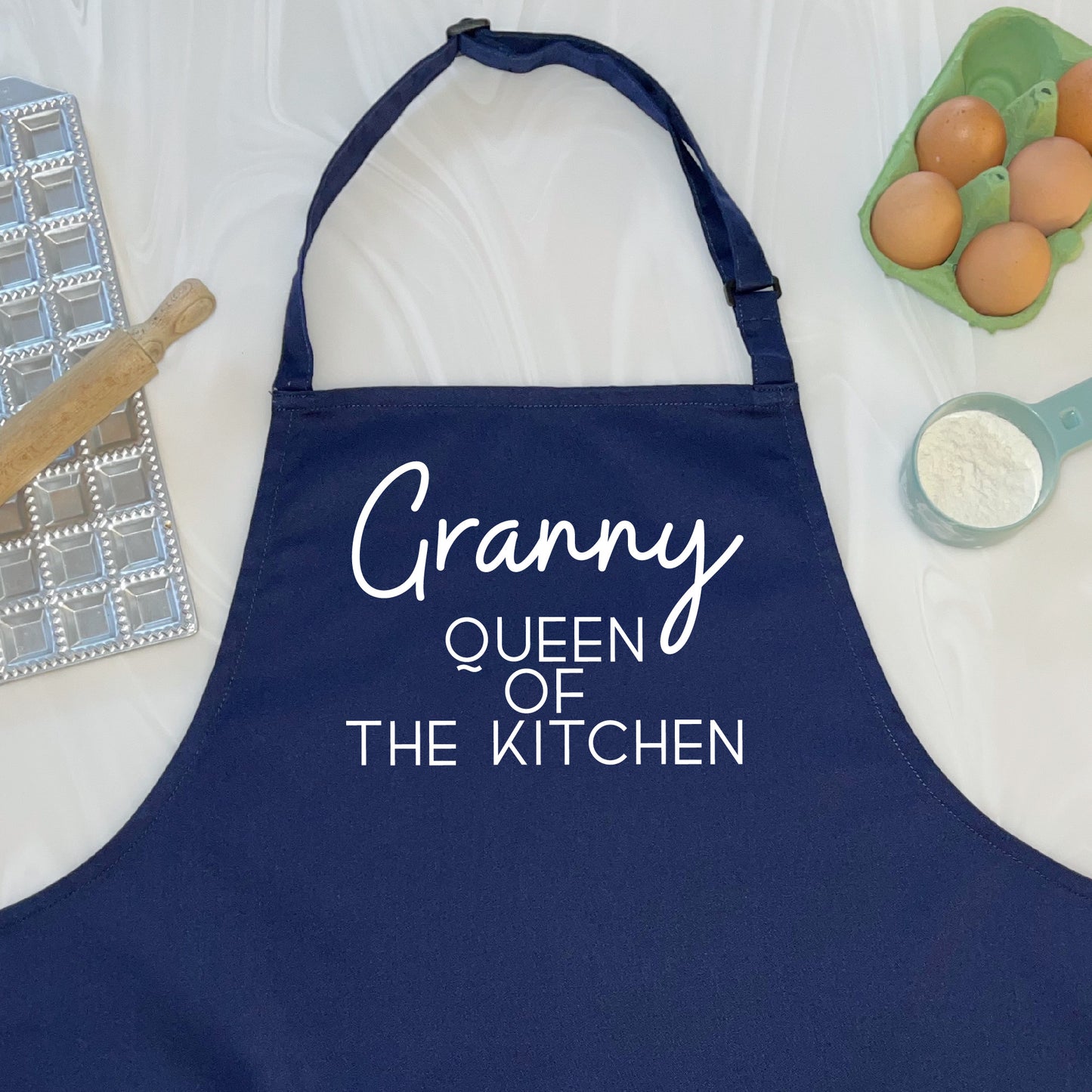 Grandma. Queen of......Art Deco Personalised Apron - Lovetree Design