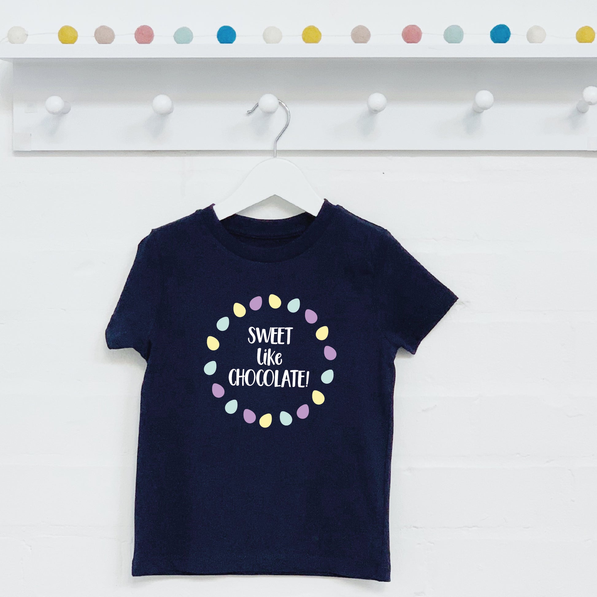 Sweet Like Chocolate Kids Easter T Shirt - Lovetree Design