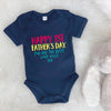 Multicoloured Happy 1st Fathers Day Kids Top / Babygrow - Lovetree Design