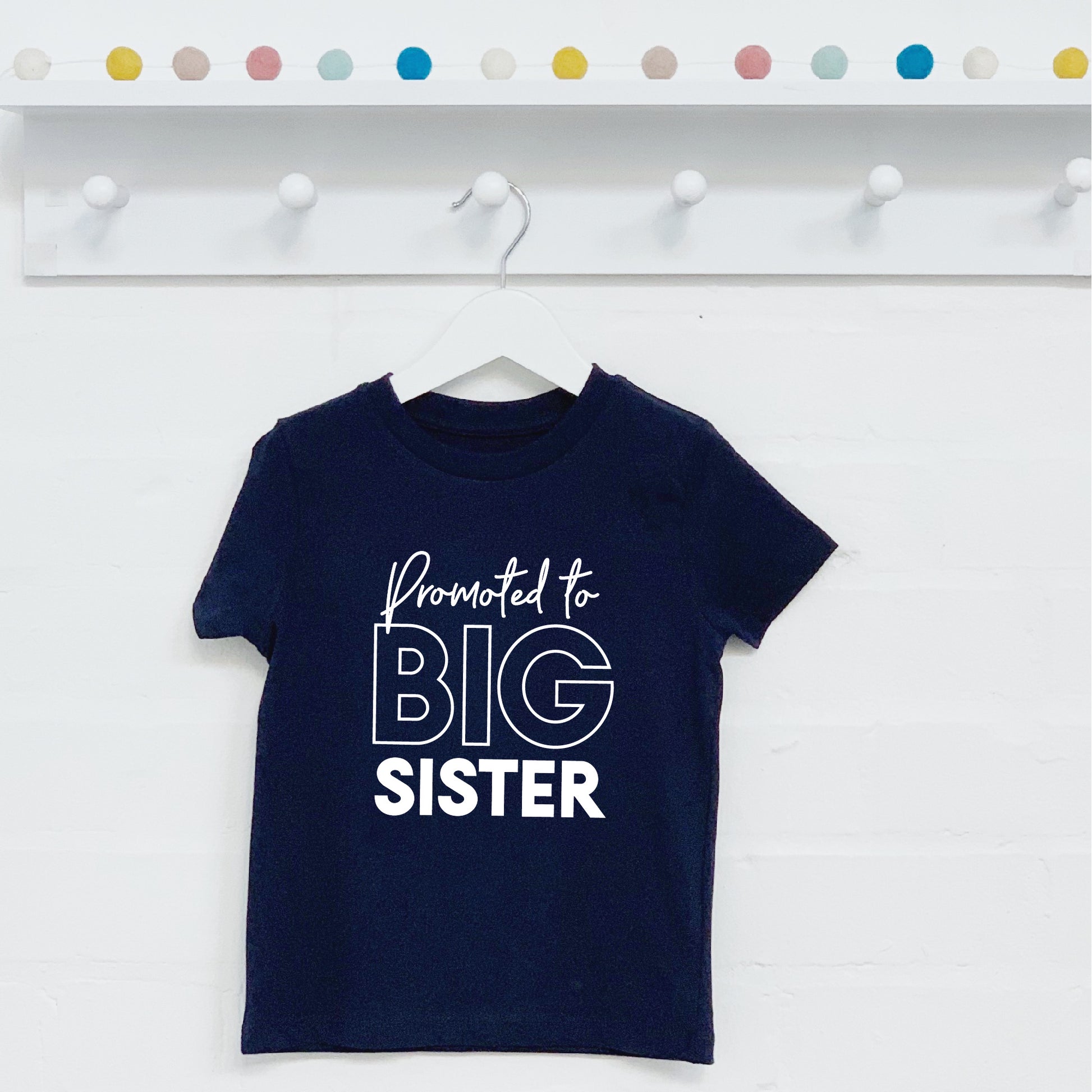 Promoted To Big Sister T Shirt - Lovetree Design