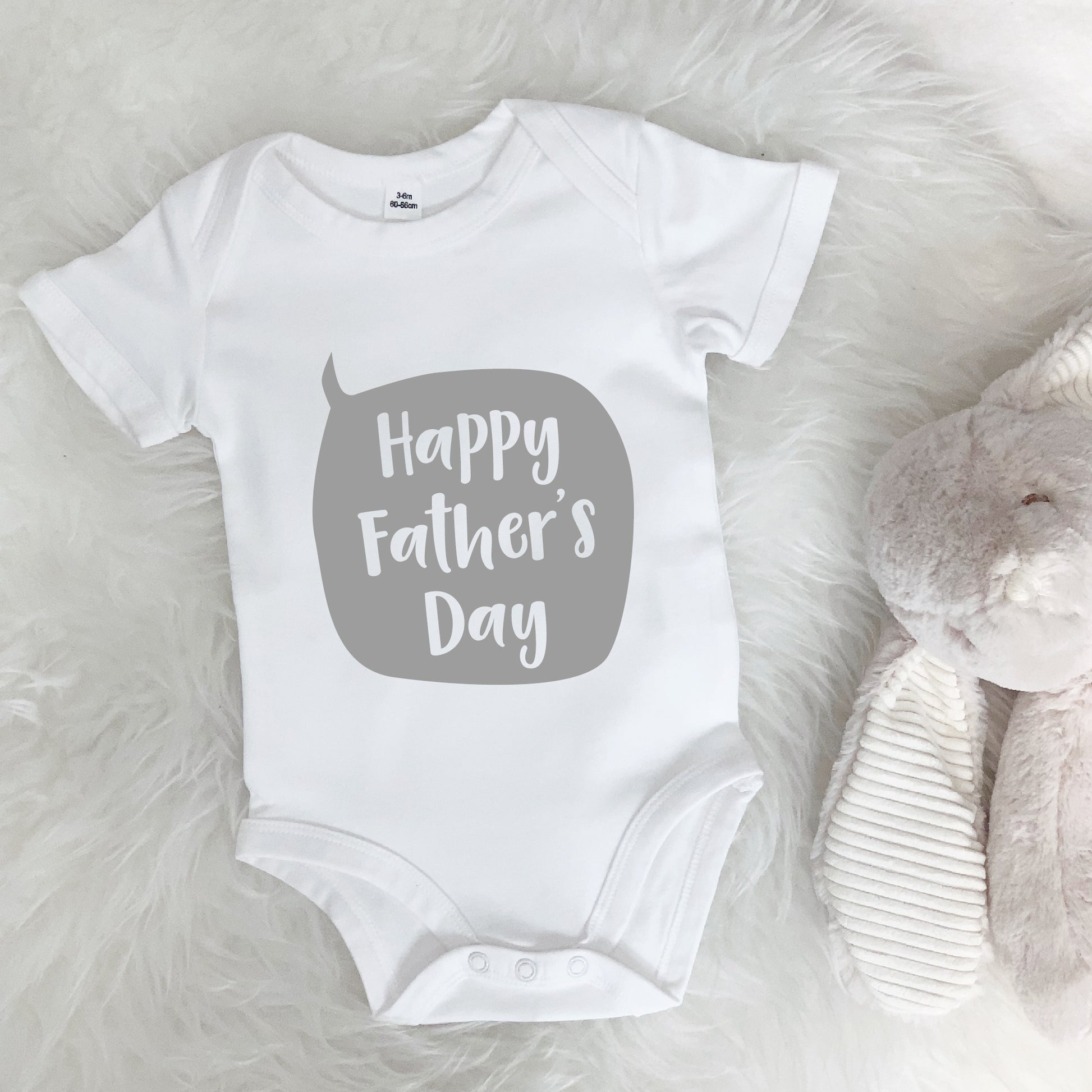 Happy Fathers Day Speech Bubble Baby Grow - Lovetree Design