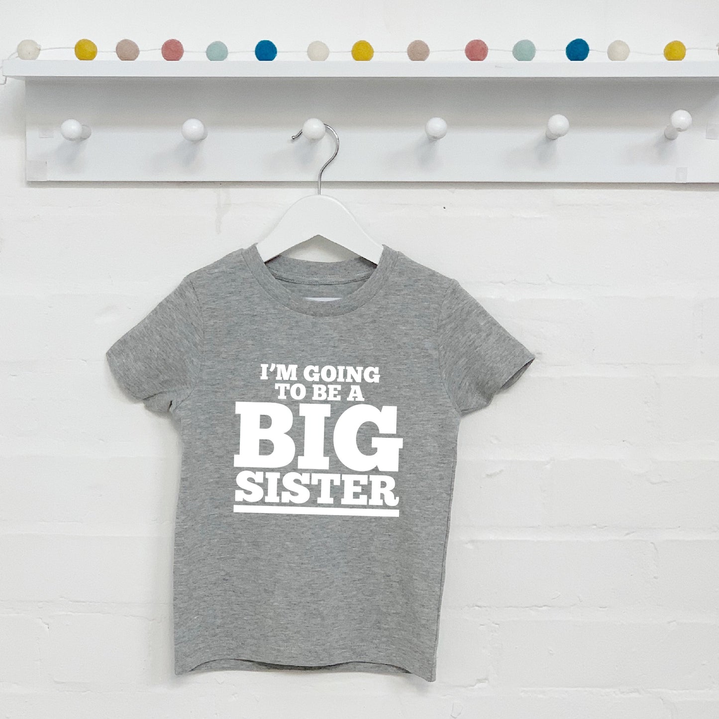 I'm Going To Be A Big Sister Girls T Shirt - Lovetree Design