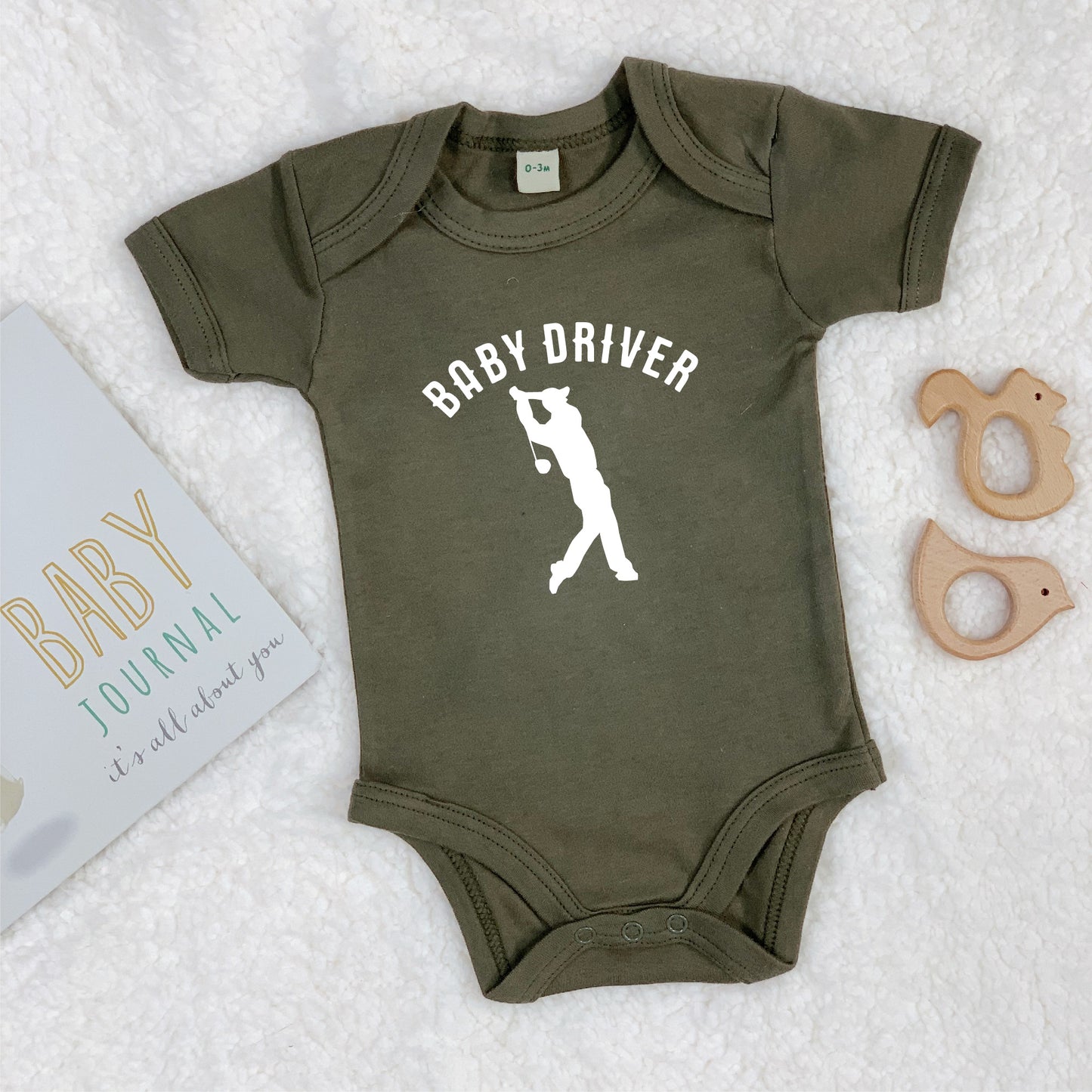 Baby Driver Golf Babygrow - Lovetree Design