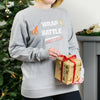 Wrap Battle Christmas Sweatshirt - Lovetree Design