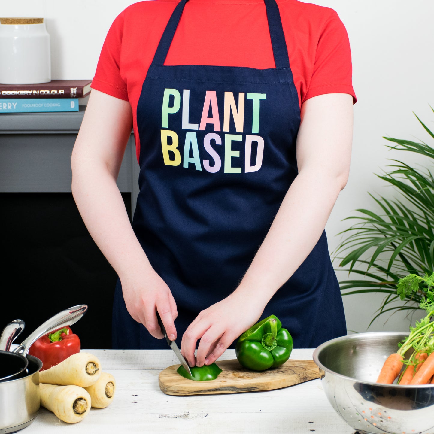 Plant Based Vegetarian Vegan Apron - Lovetree Design