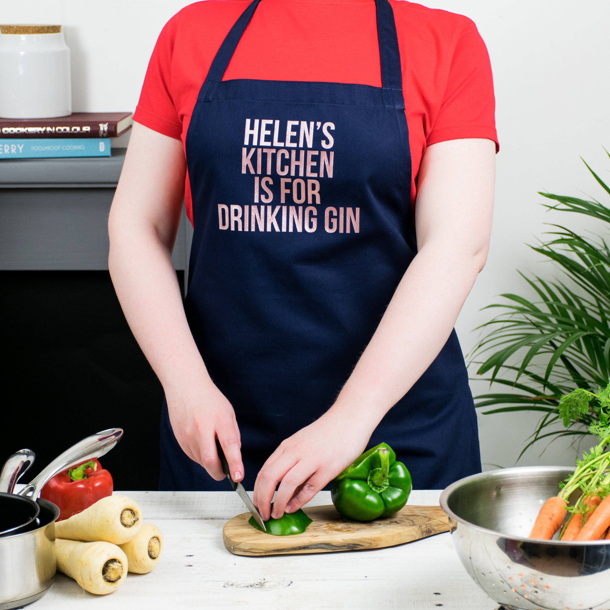 My Kitchen Is For Drinking Gin… Personalised Apron - Lovetree Design