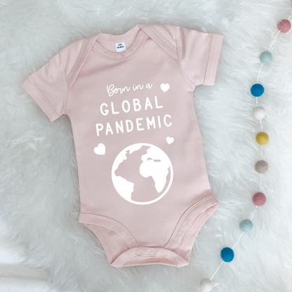 Born In A Global Pandemic Lockdown Babygrow - Lovetree Design