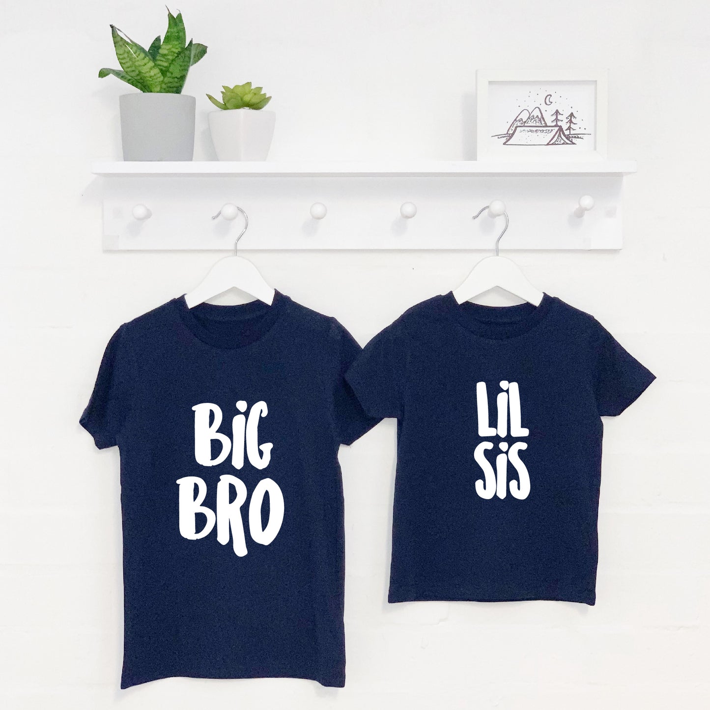 Big Bro Lil Bro / Big Sis Lil Sis Sibling Set - Lovetree Design