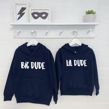 Big Dude Lil Dude Hoodie Set - Lovetree Design