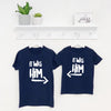 It Was Him! / It Was Her! Sibling Rivalry T Shirt Set - Lovetree Design