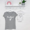 'Beautiful' Mother and Daughter T Shirt Set - Lovetree Design