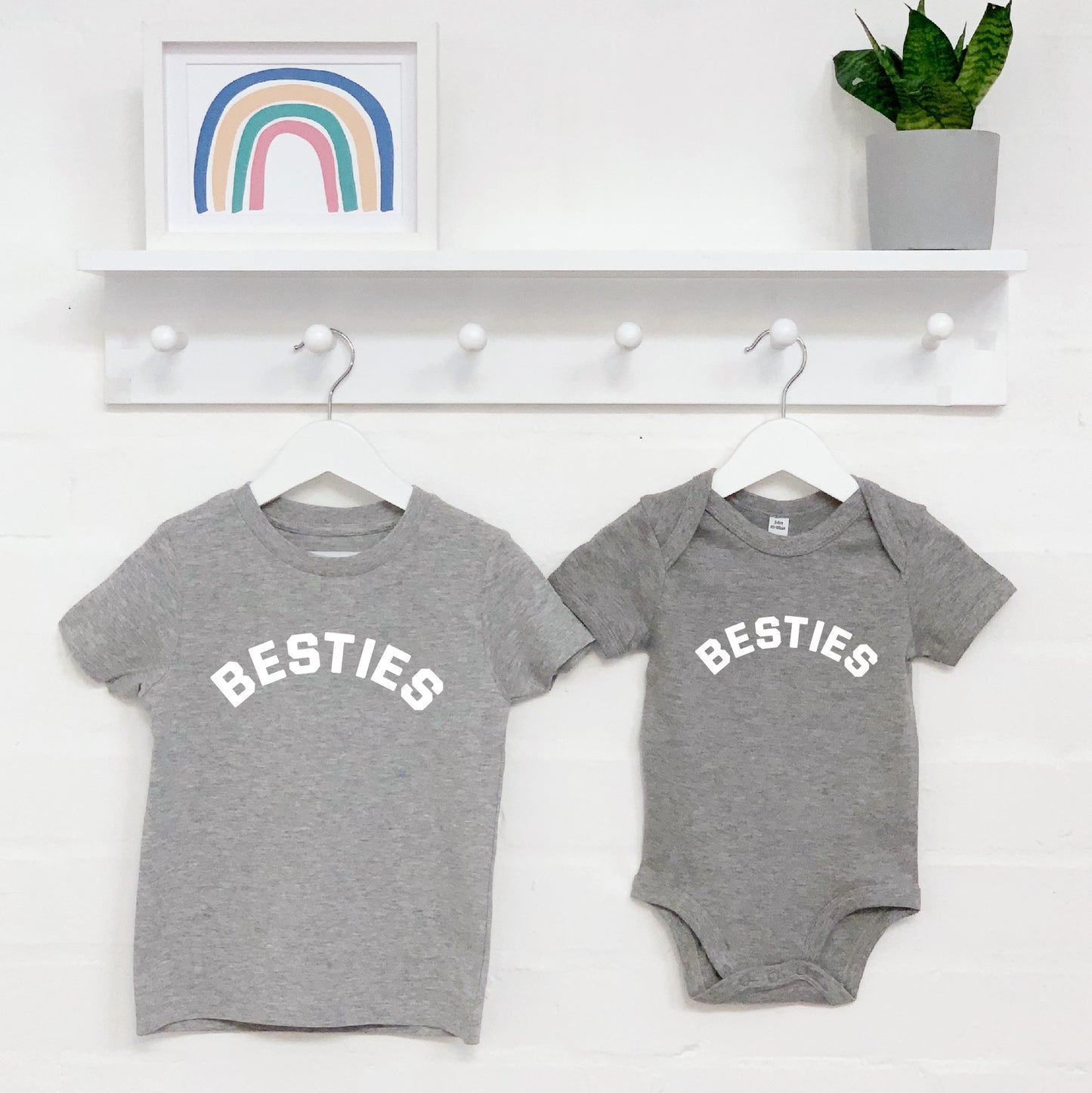 Besties Sibling / Kids T Shirt Set - Lovetree Design