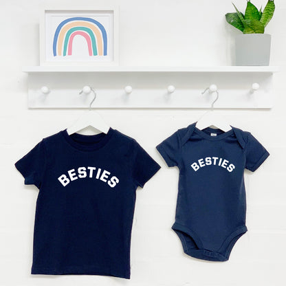 Besties Sibling / Kids T Shirt Set - Lovetree Design