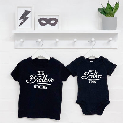 Personalised Retro Brother Sister Sibling Set - Lovetree Design