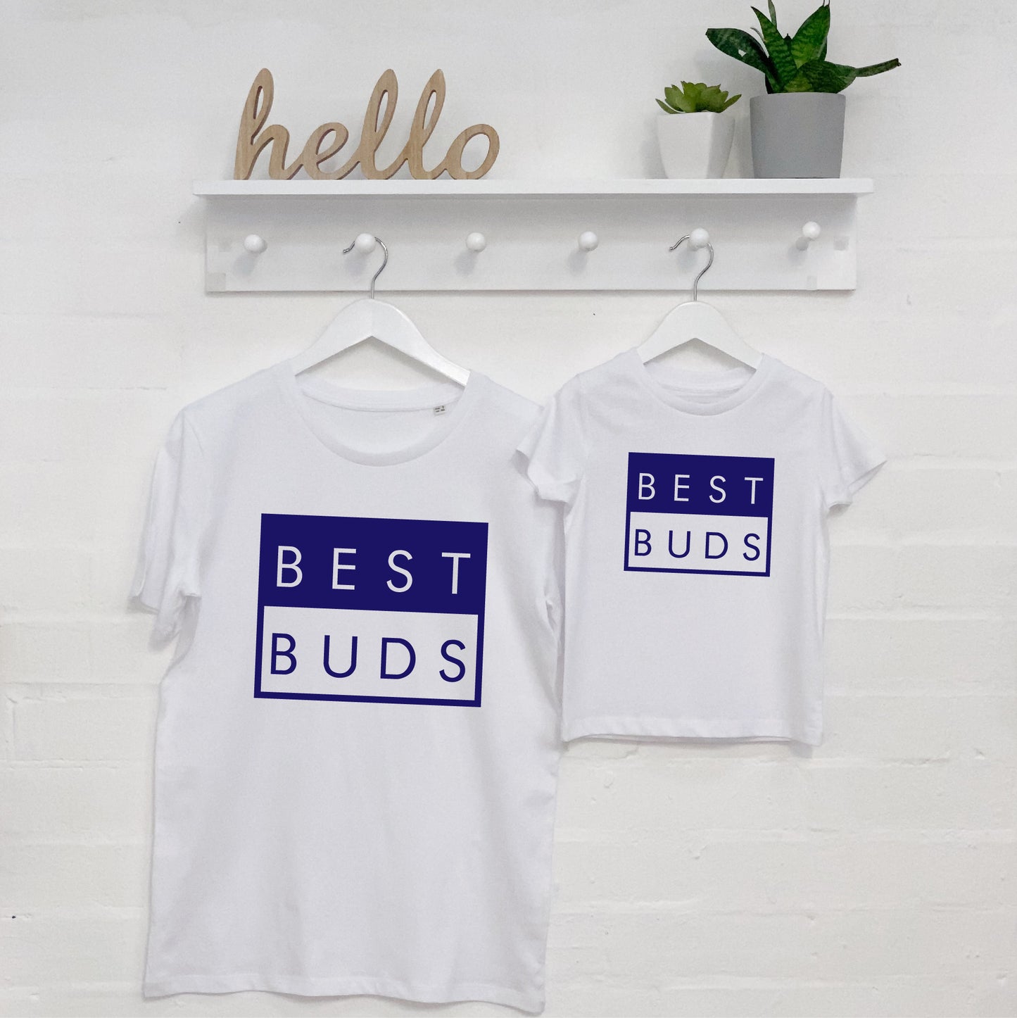 Best Buds Matching Father & Child T'Shirt and Babygrow Set - Lovetree Design