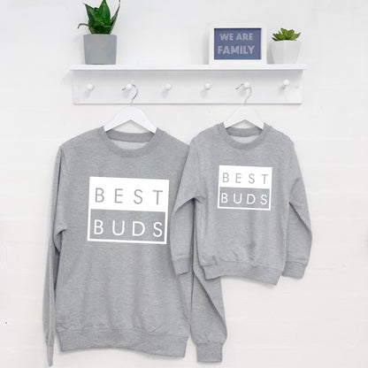 Best Buds Father And Son Matching Sweatshirt Set - Lovetree Design